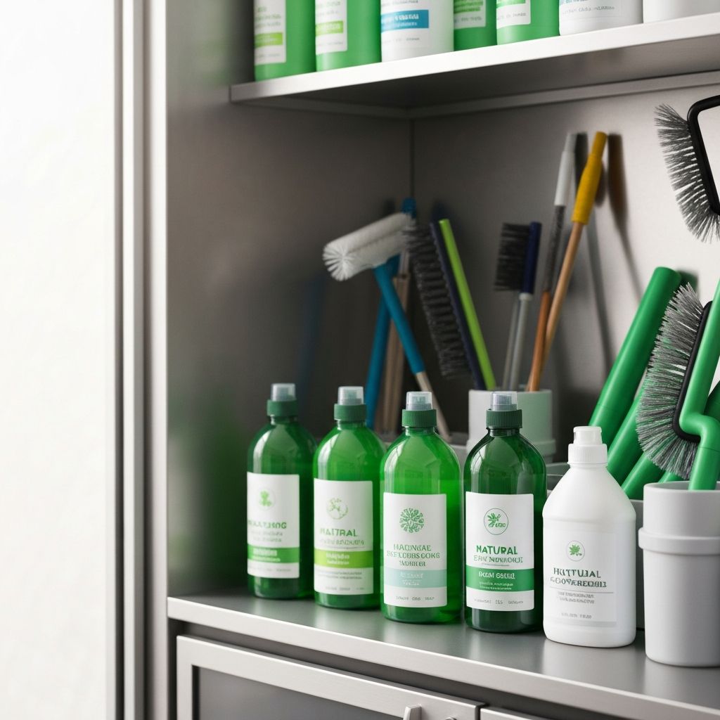 Produits éco-responsables : l'avenir du nettoyage professionnel